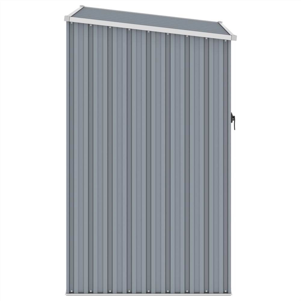 Garden Shed Grey 87x98x159 cm Galvanised Steel