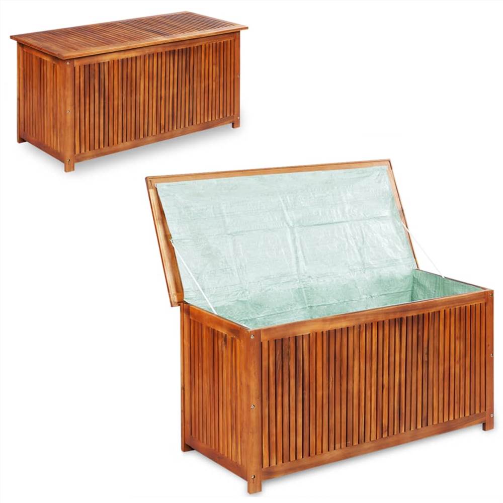 

Garden Storage Box 117x50x58 cm Solid Acacia Wood