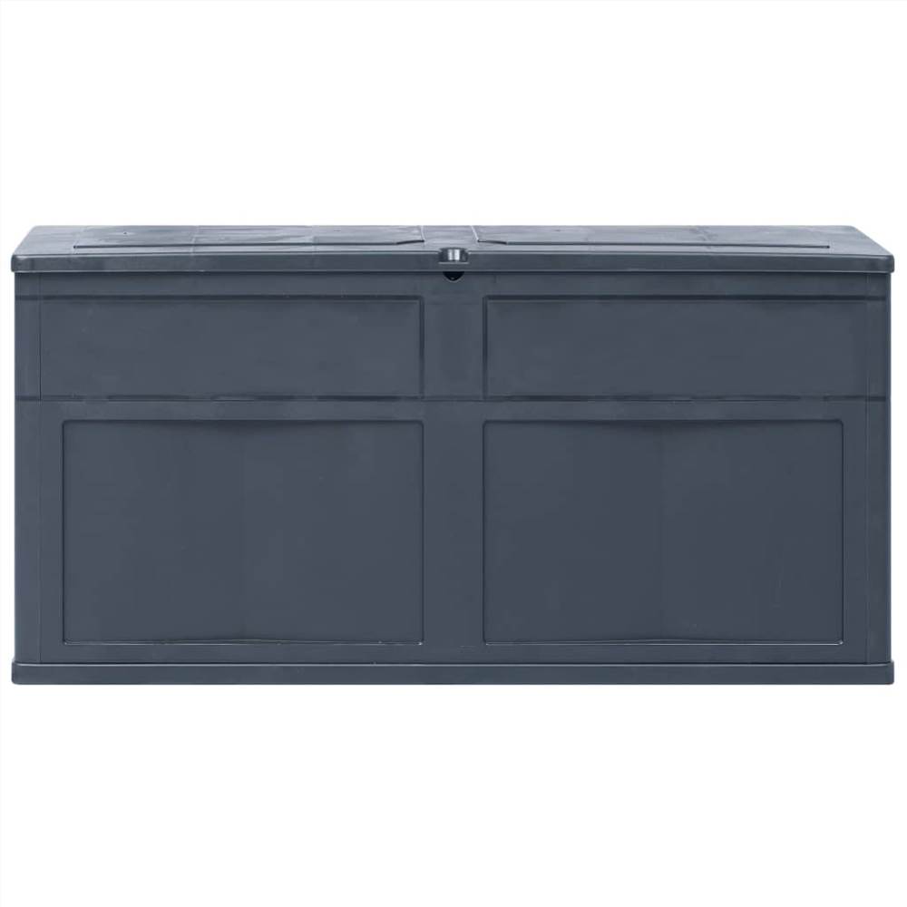 Garden Storage Box 320 L Black