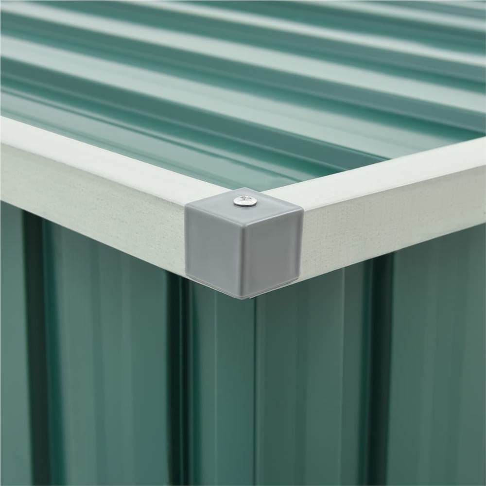 Garden Storage Box Green 109x67x65 cm