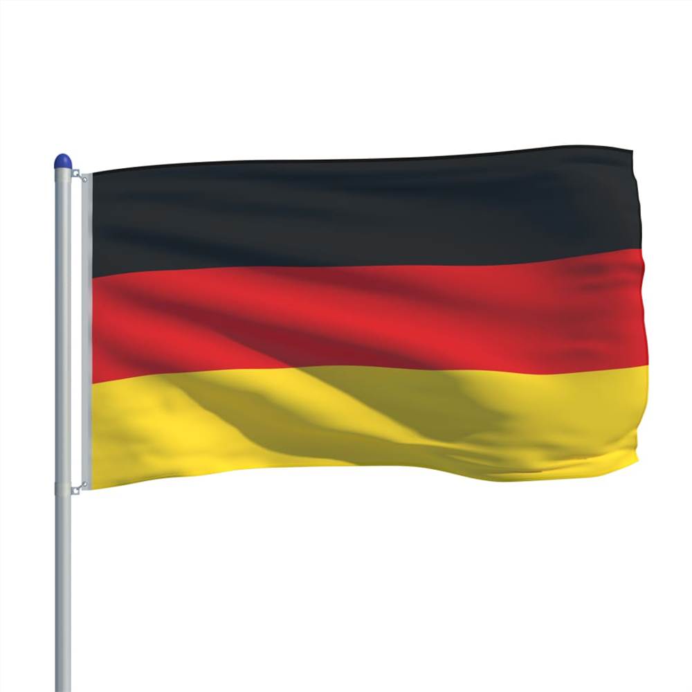 Germany Flag and Pole Aluminium 6 m