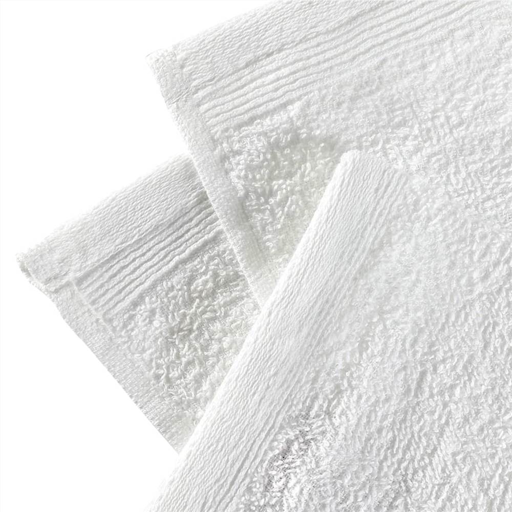 Guest Towels 50 pcs Cotton 350 gsm 30x50 cm White