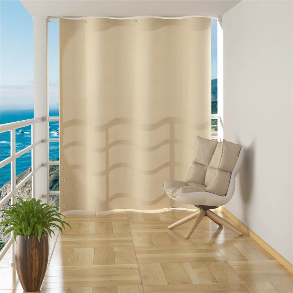 

Hanging Balcony Screen Cream HDPE 140x230 cm