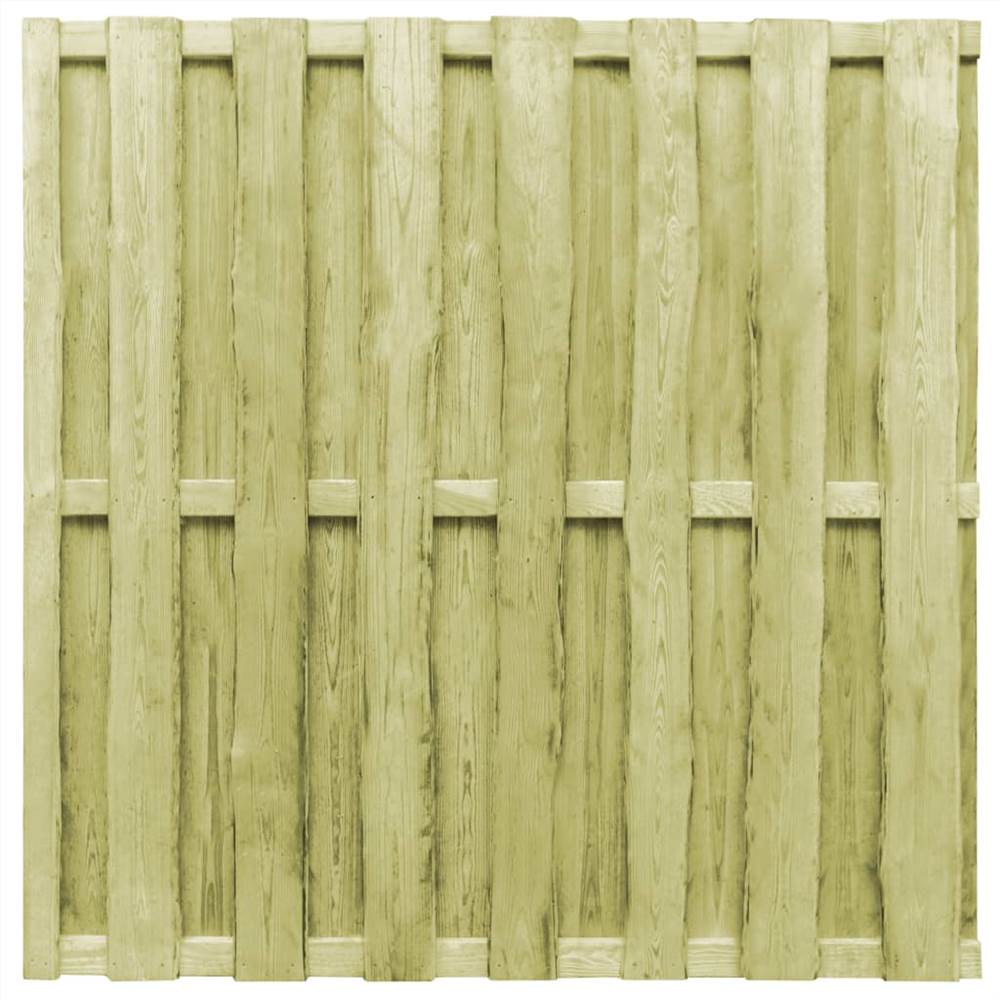 

Hit and Miss Fence Panel Pinewood 180x180 cm Green