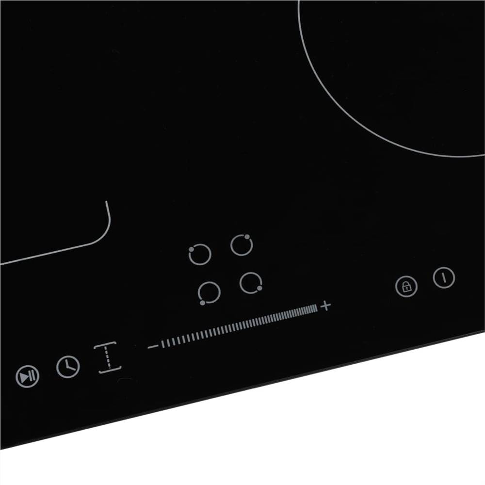 Induction Hob with 4 Burners Touch Control Flexible Zone 7000 W
