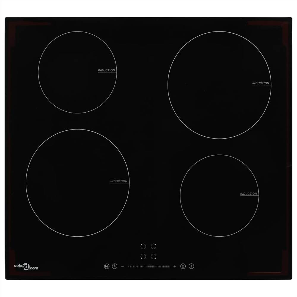 Induction Hob with 4 Burners Touch Control Glass 7000 W