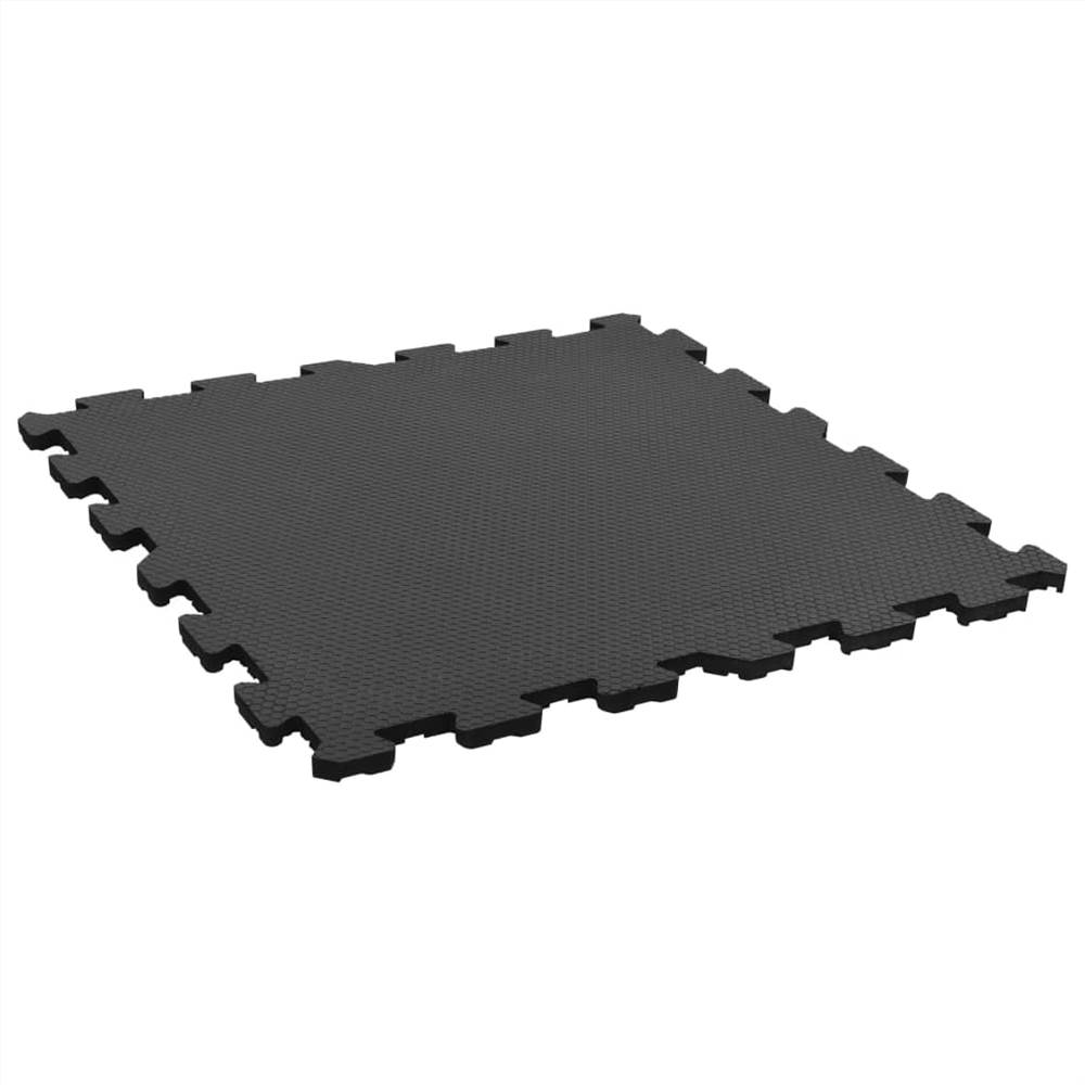 Interlocking Horse Stable Mats 4pcs Rubber 60x60cm 12mm Hexagon