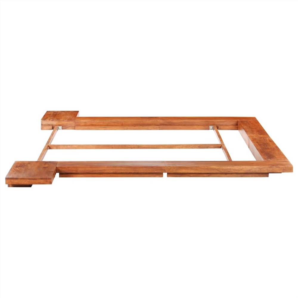 Japanese Futon Bed Frame Solid Acacia Wood 200x200 cm