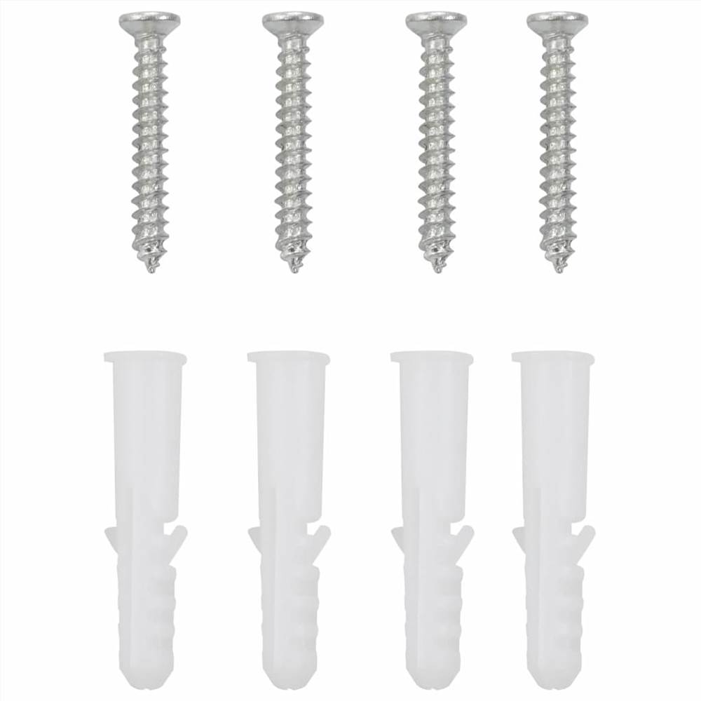 Kitchen Backsplash White 80x40 cm Tempered Glass