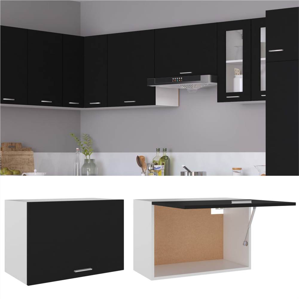 

Kitchen Cabinet Black 60x31x40 cm Chipboard