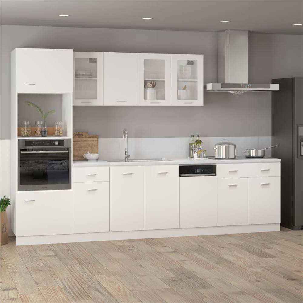 Kitchen Cabinet White 80x46x81.5 cm Chipboard