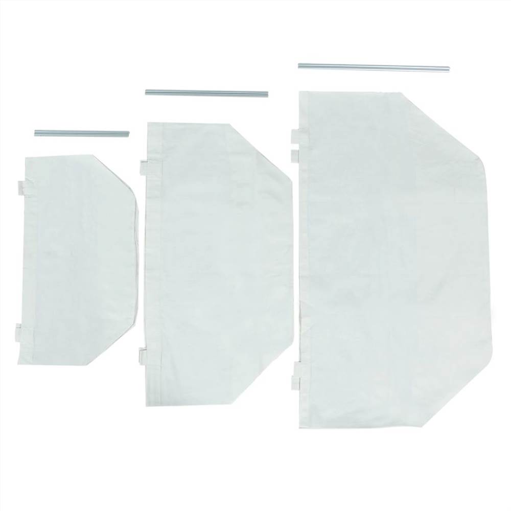 Laundry Box Set 3 Pieces Teak