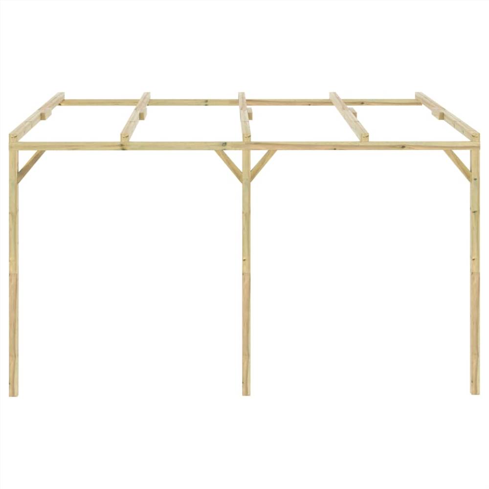 Lean-To Pergola 4x3x2.1 m Wood