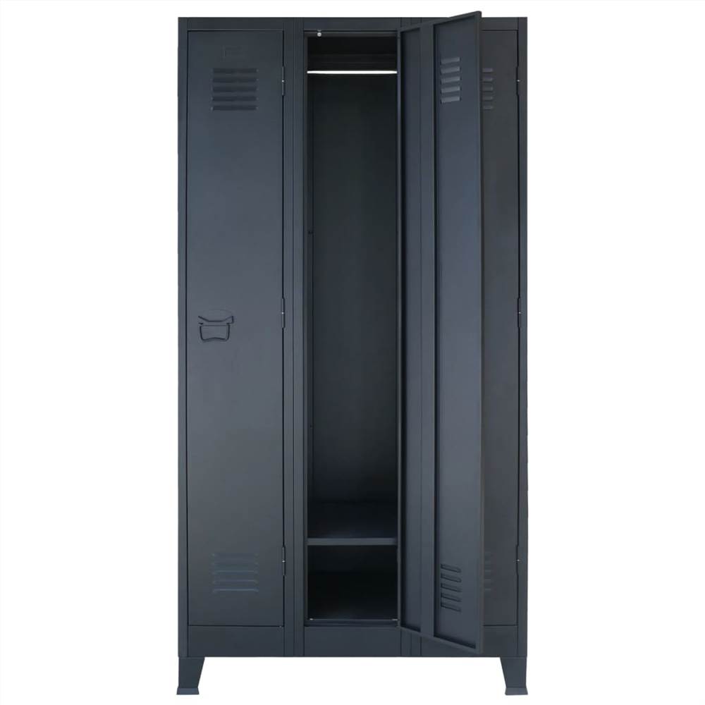 Locker Metal Industrial Style 90x45x180 cm