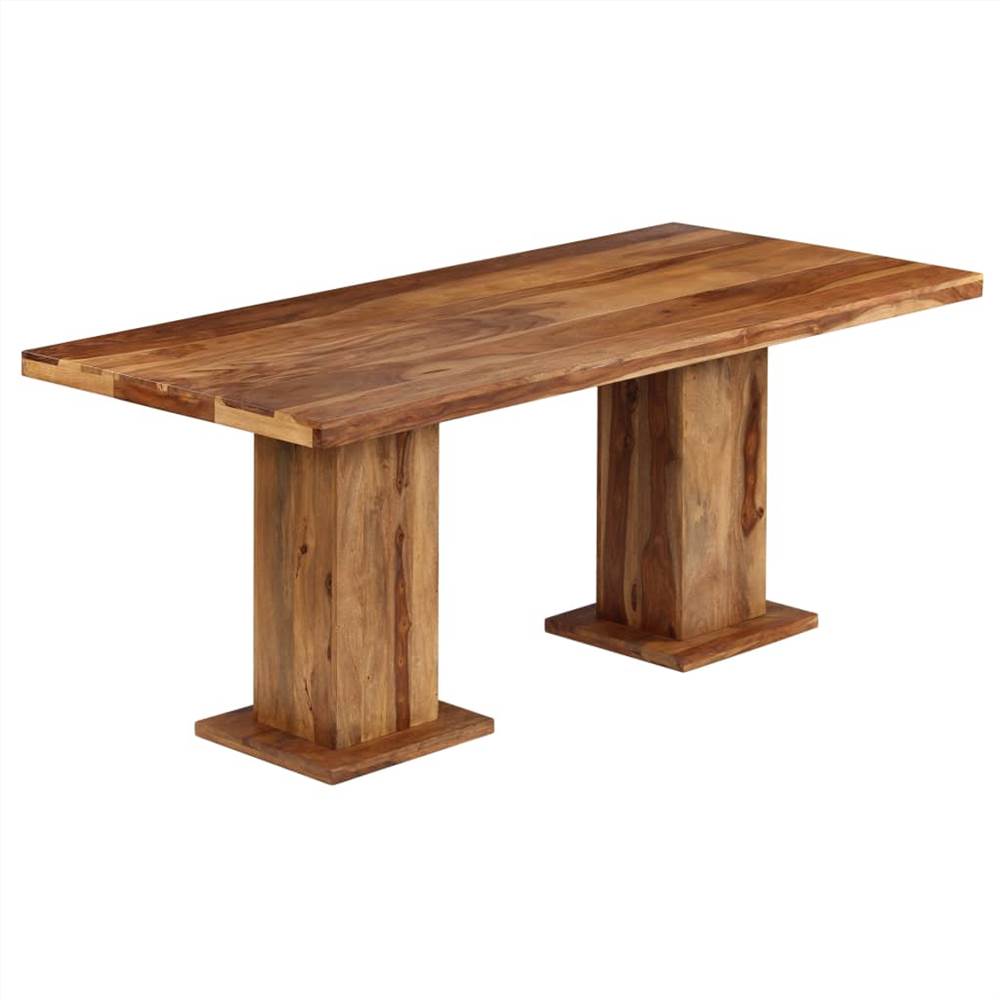 Massive Dining Table Solid Sheesham Wood 175x90x77 Cm