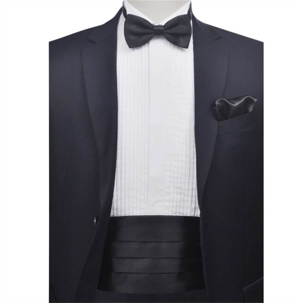 Men's Cummerbund & Bow Tie Set Black