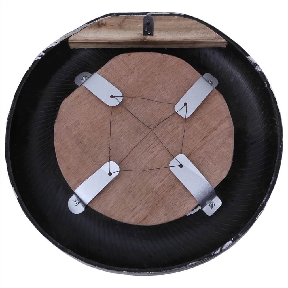 Mirror White 50 cm Reclaimed Rubber Tyre