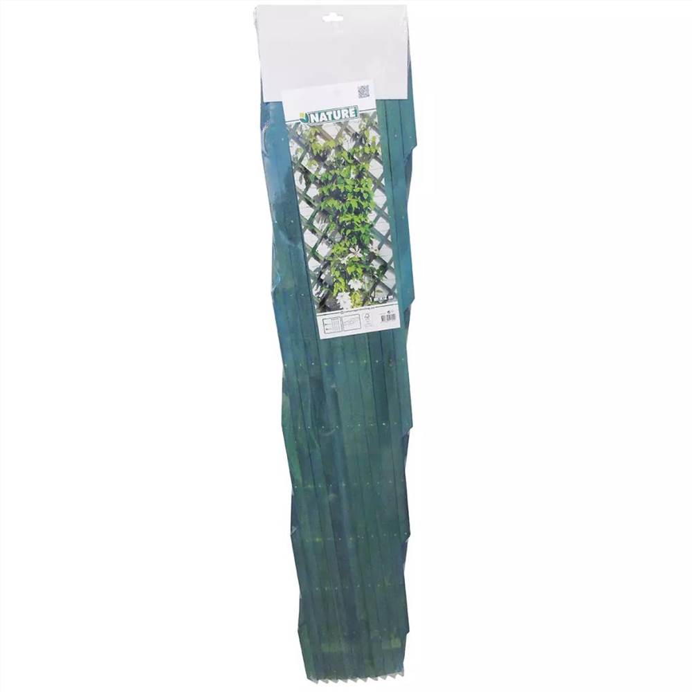 Nature Garden Trellis 100x200 cm Wood Green 6041704