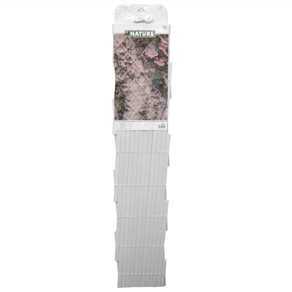 Nature Garden Trellis 100x300 cm PVC White