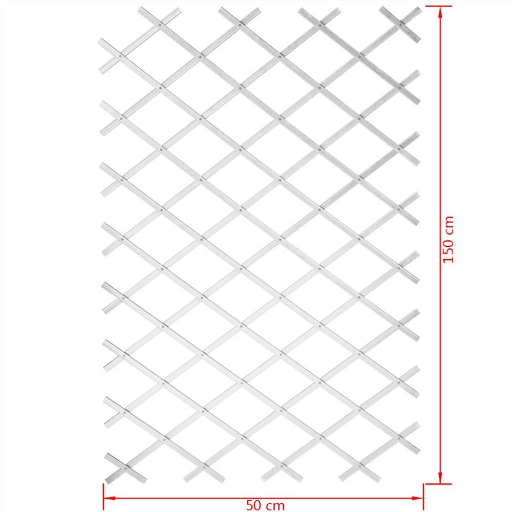Nature Garden Trellis 50x150 cm PVC White 6040701