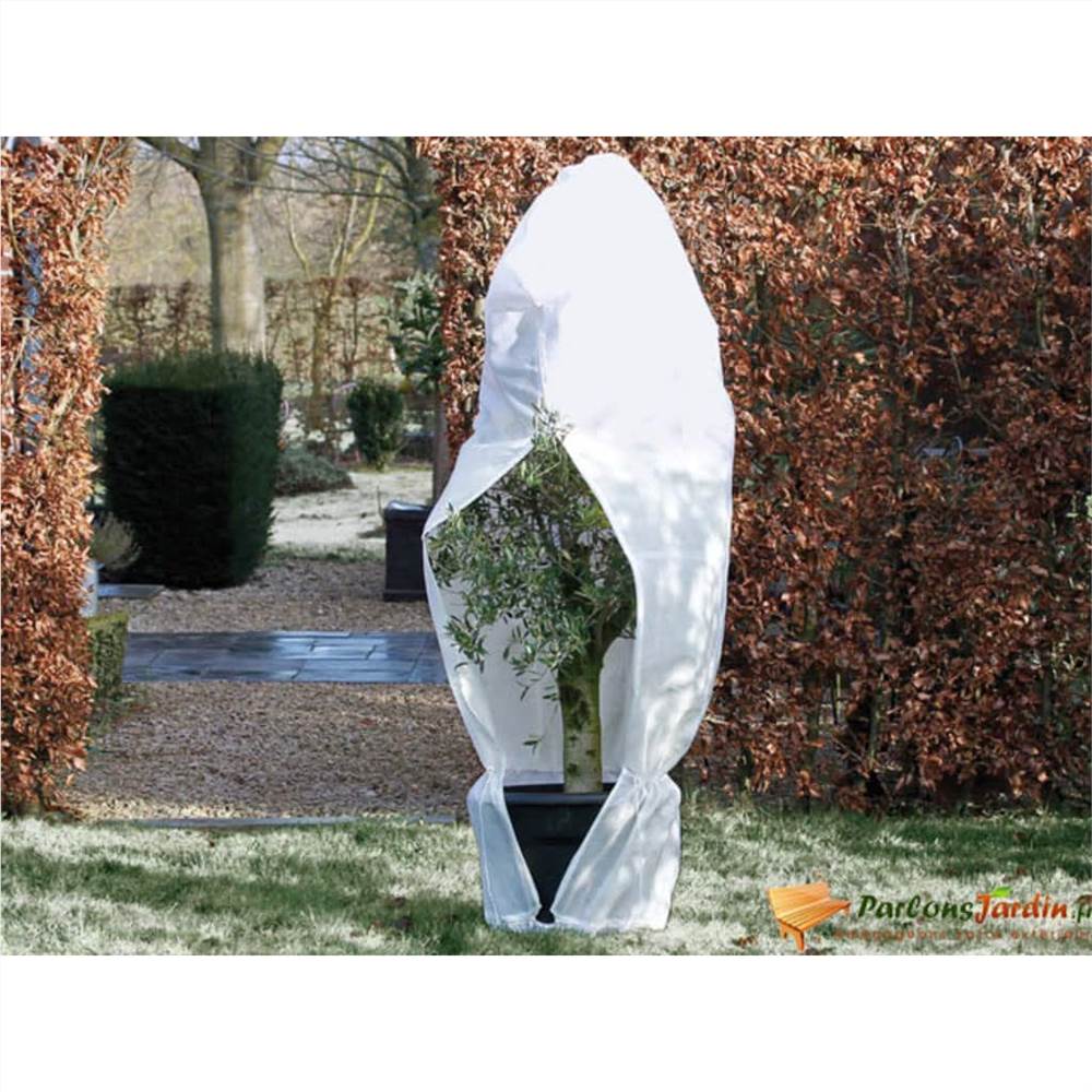 

Nature Winter Fleece Cover with Zip 70 g/sqm White 1.5x1.5x2 m