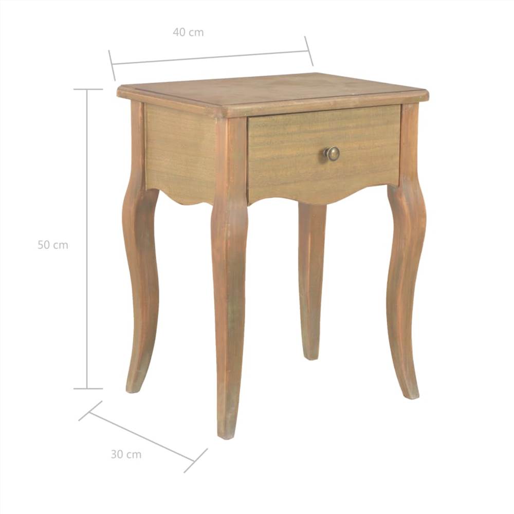 Nightstand 40x30x50 cm Solid Pine Wood