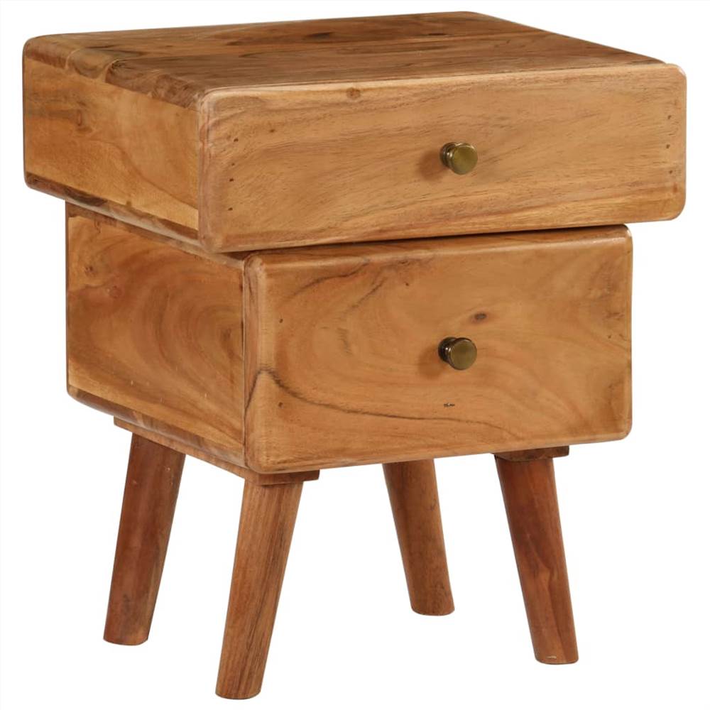 

Nightstand Solid Acacia Wood 40x35x49 cm