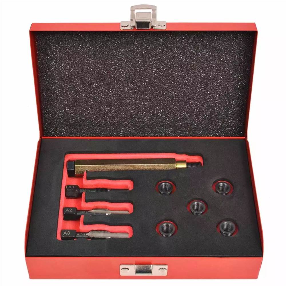Nine Piece Glow Plug Thread Repair Kit M8 x 1.0 mm