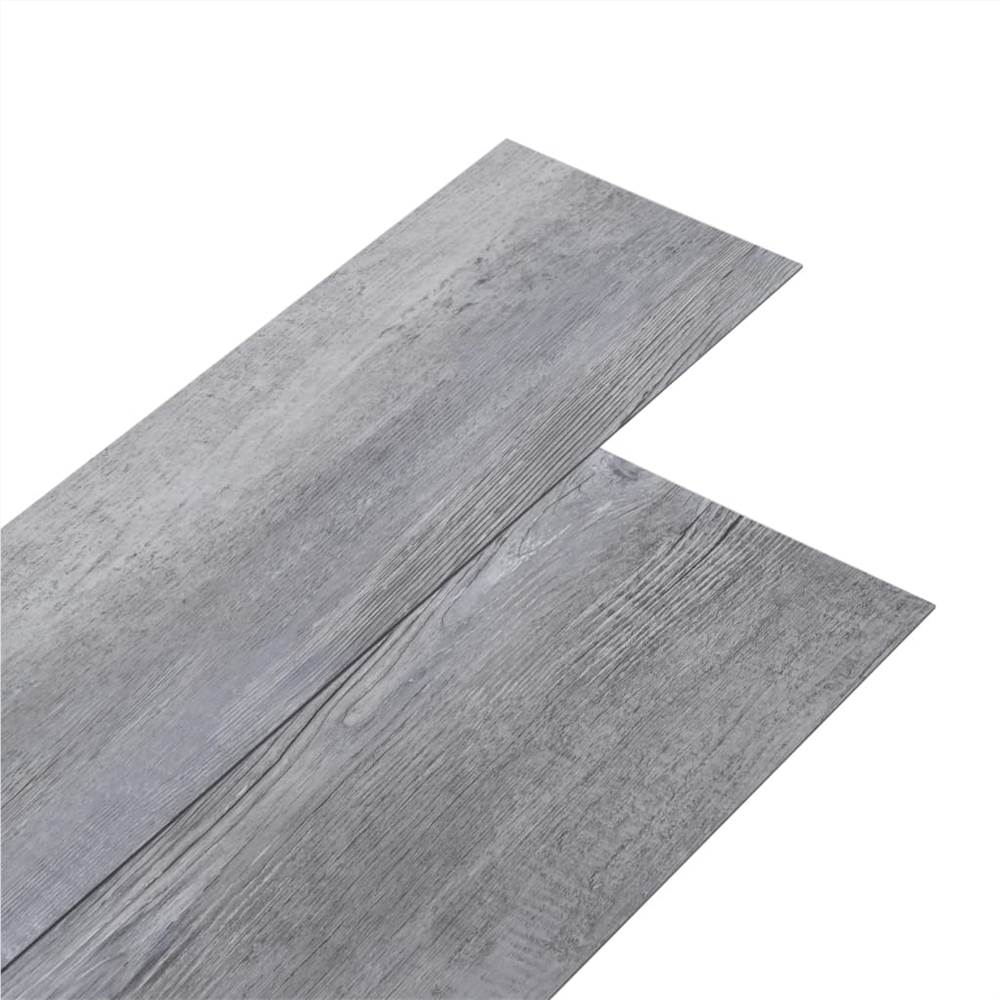 PVC Flooring Planks 5.26 m² 2 mm Matt Wood Grey