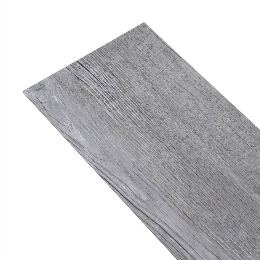 PVC Flooring Planks 5.26 m² 2 mm Matt Wood Grey