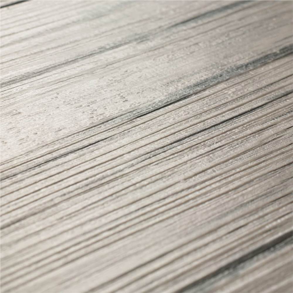 PVC Flooring Planks 5.26 M² 2 Mm Oak Washed 10 PVC Flooring Planks 5.26 m² 2 mm Oak Washed