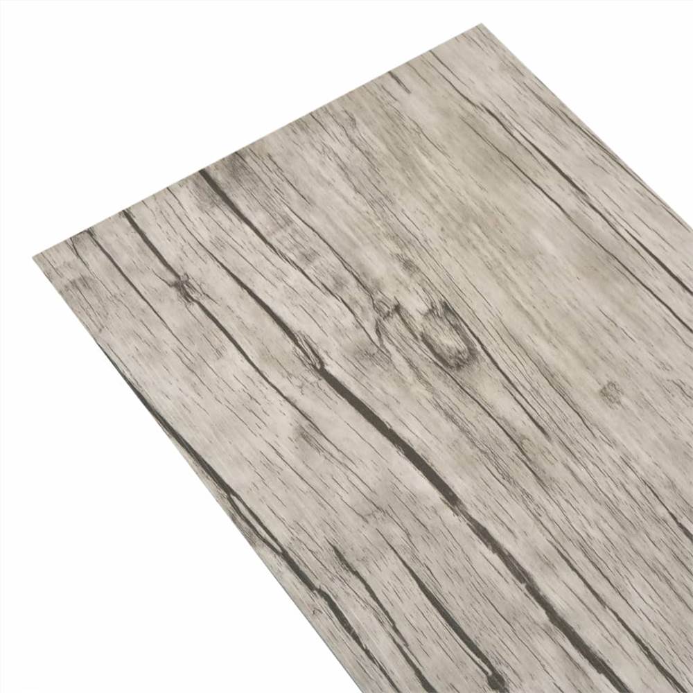 PVC Flooring Planks 5.26 M² 2 Mm Oak Washed 13 PVC Flooring Planks 5.26 m² 2 mm Oak Washed