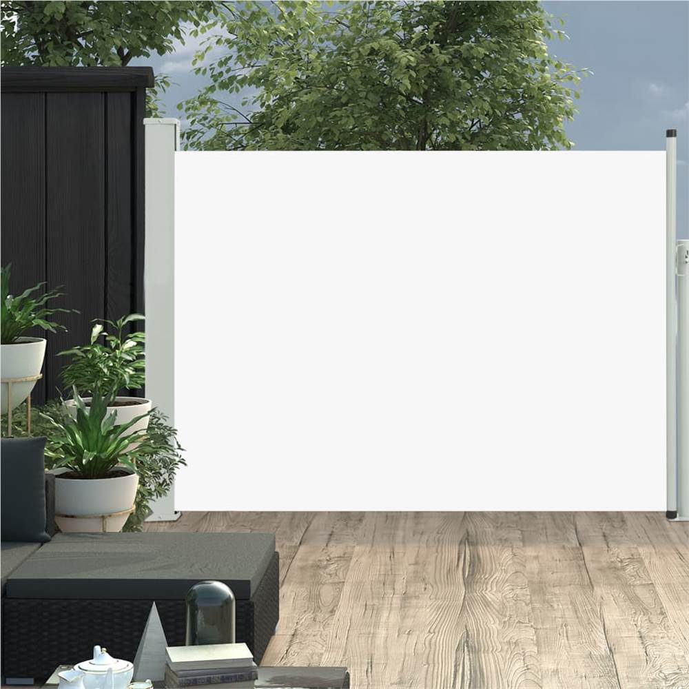 

Patio Retractable Side Awning 120x500 cm Cream