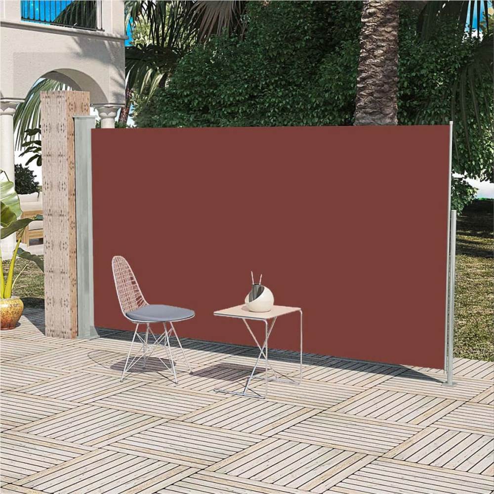 

Patio Retractable Side Awning 160 x 300 cm Brown