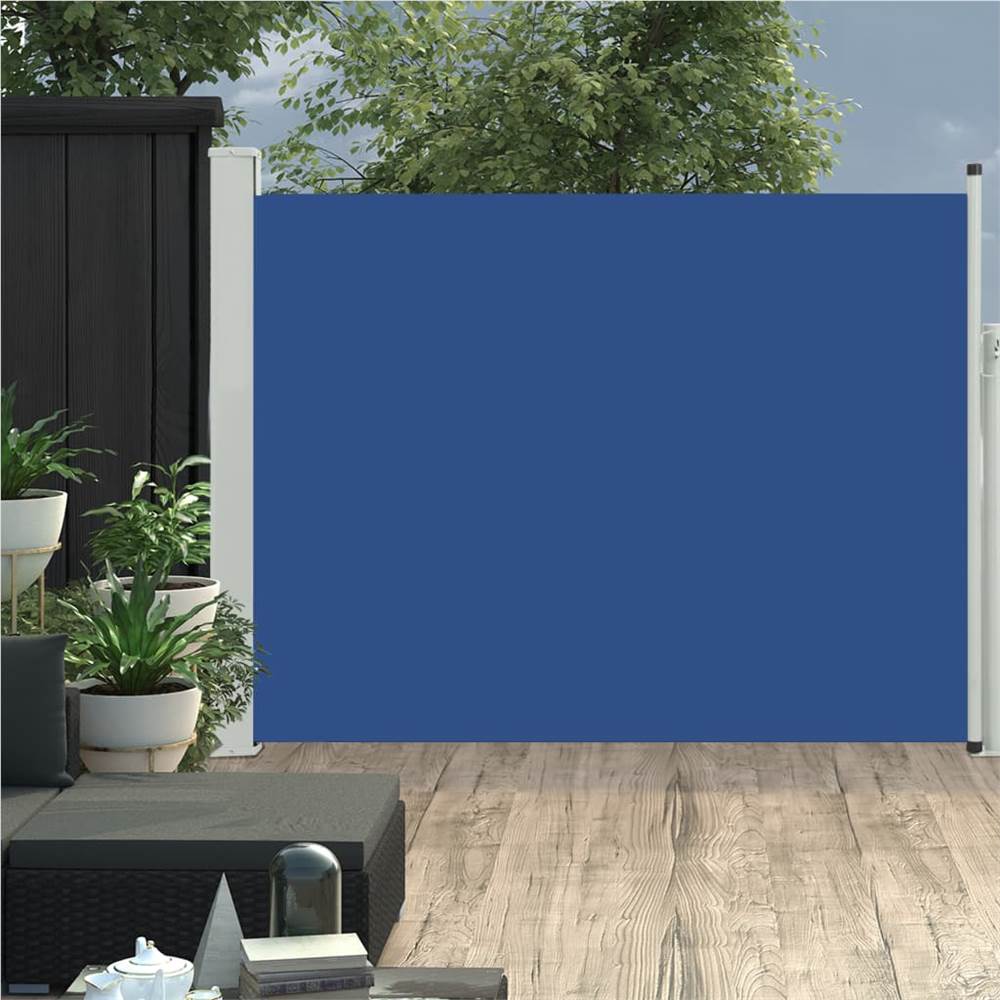 

Patio Retractable Side Awning 170x500 cm Blue