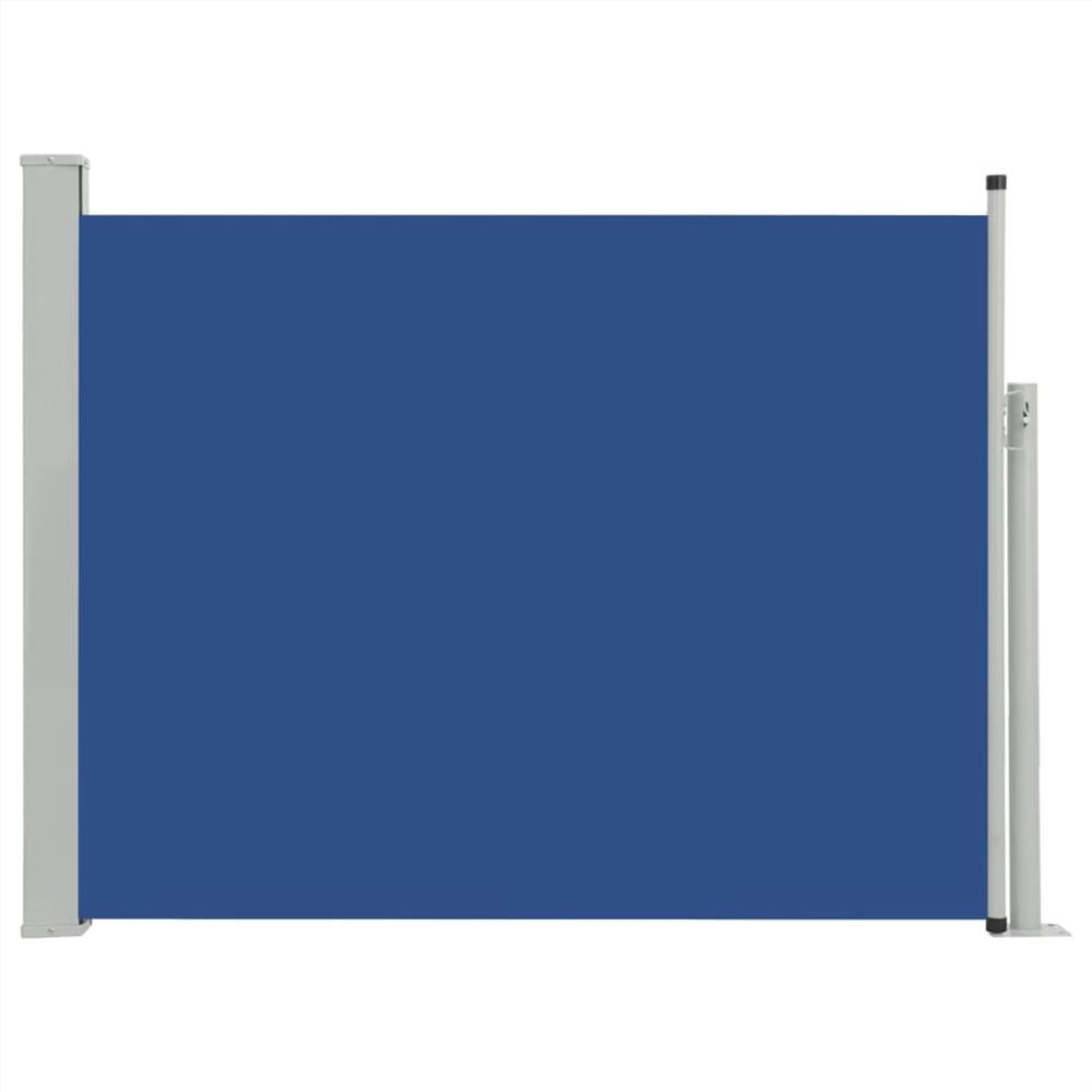 Patio Retractable Side Awning 170x500 cm Blue