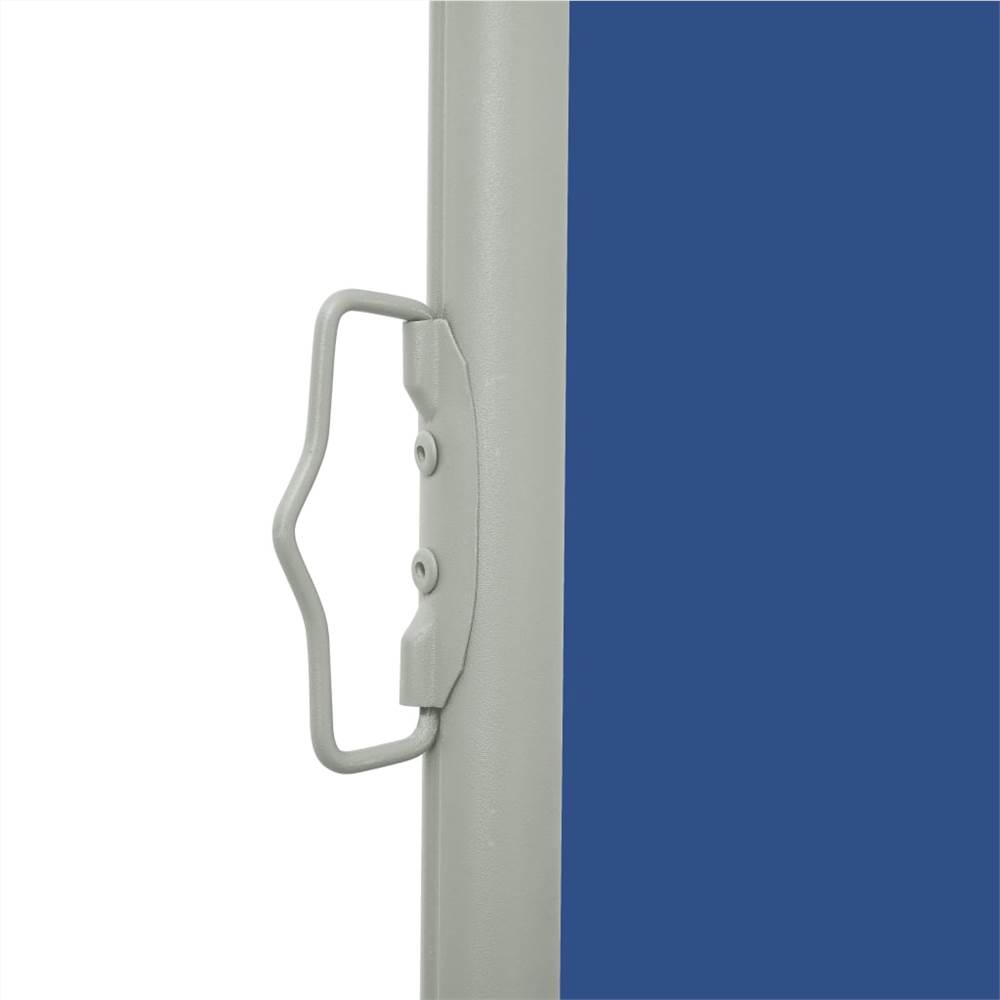 Patio Retractable Side Awning 170x500 cm Blue