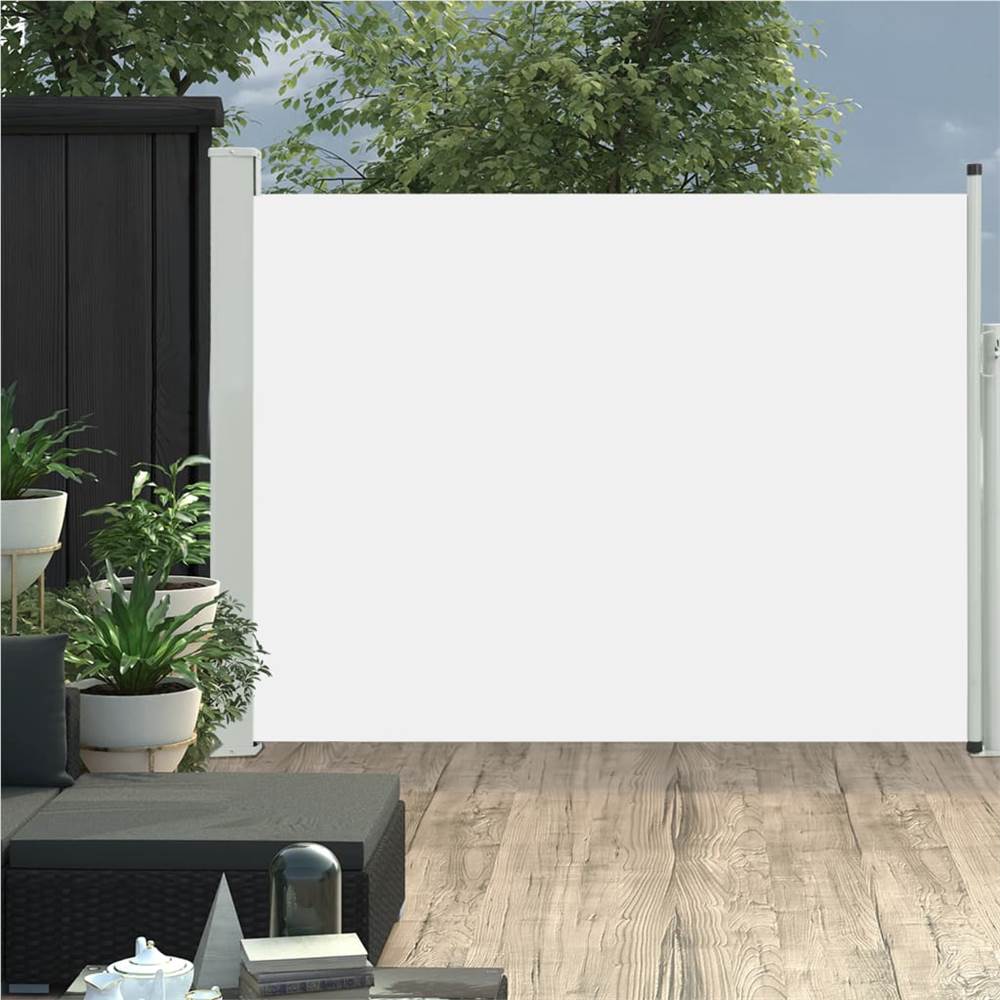 

Patio Retractable Side Awning 170x500 cm Cream