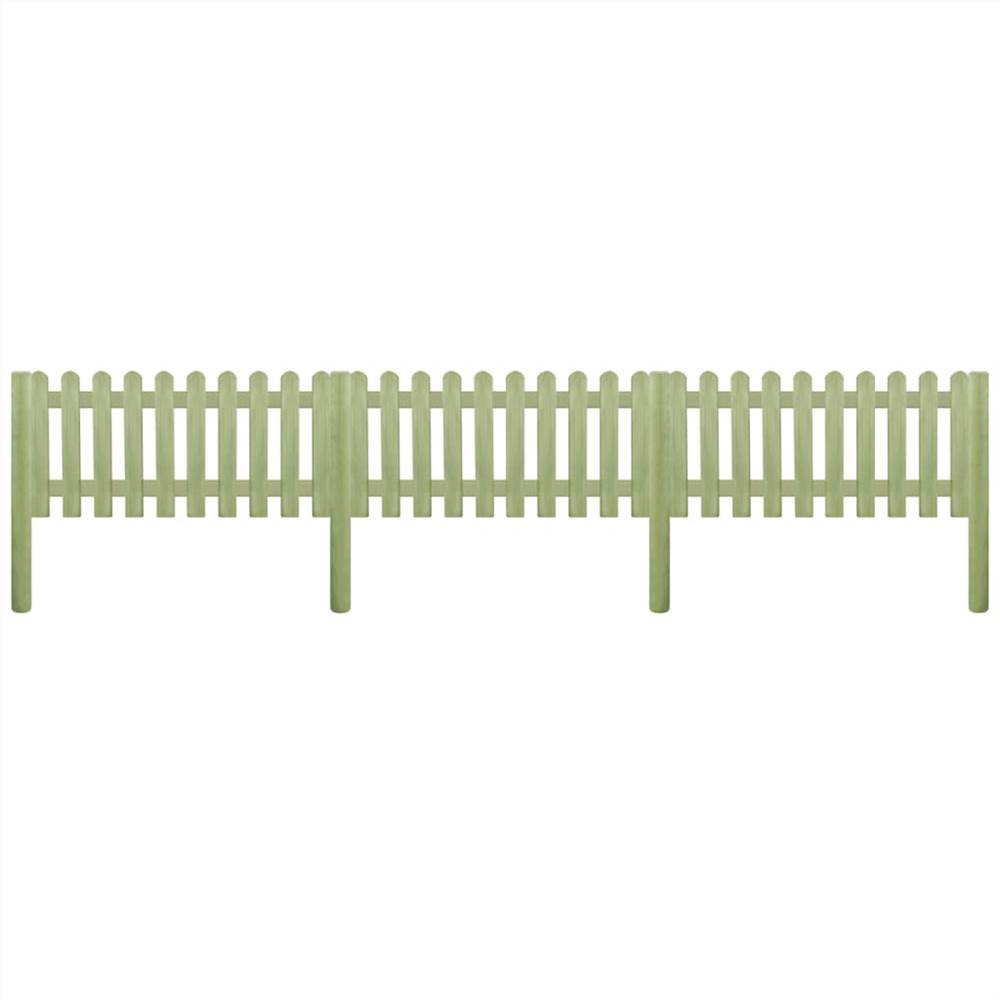 

Picket Fence Impregnated Pinewood 5.1 m 130 cm 6/9cm