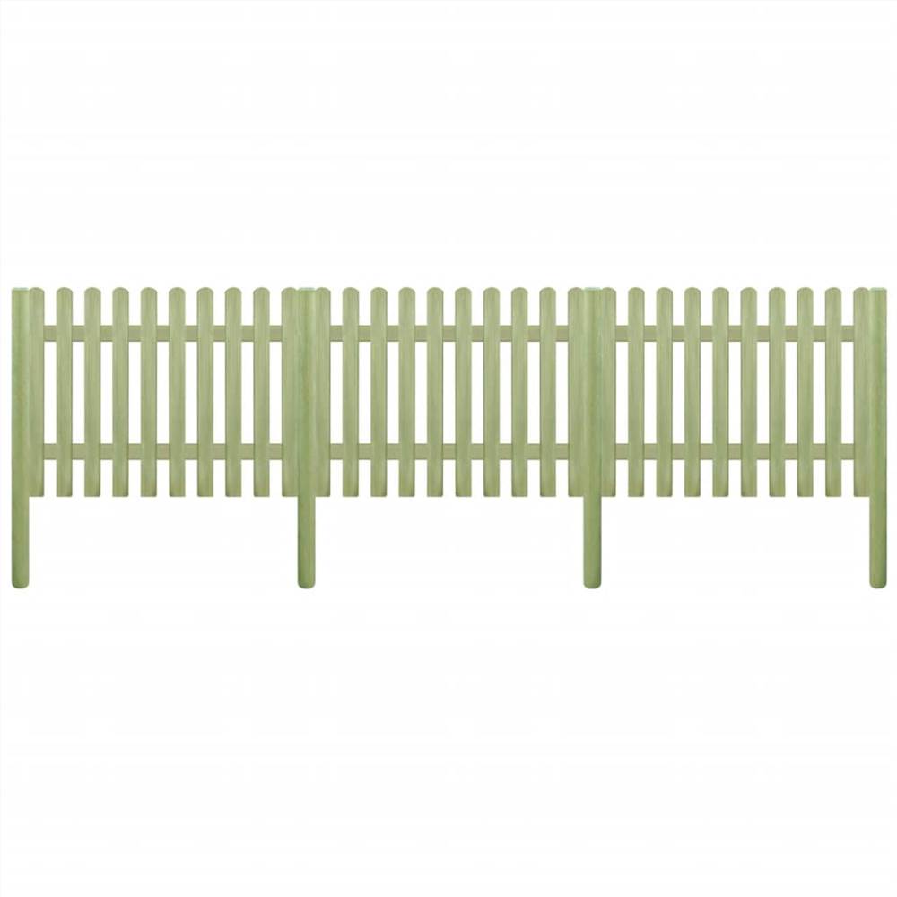 

Picket Fence Impregnated Pinewood 5.1 m 170 cm 6/9cm