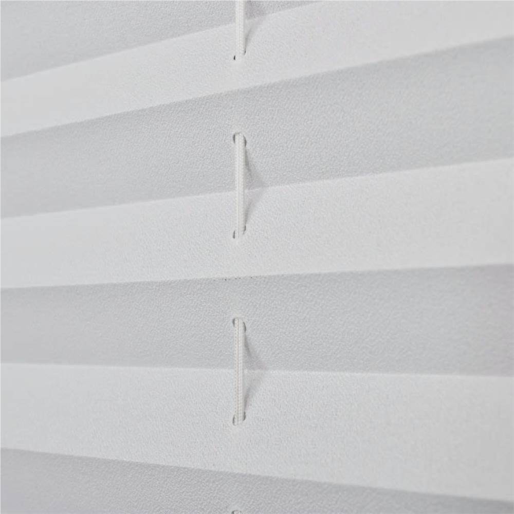 Plisse Blind 40x200cm White Pleated Blind