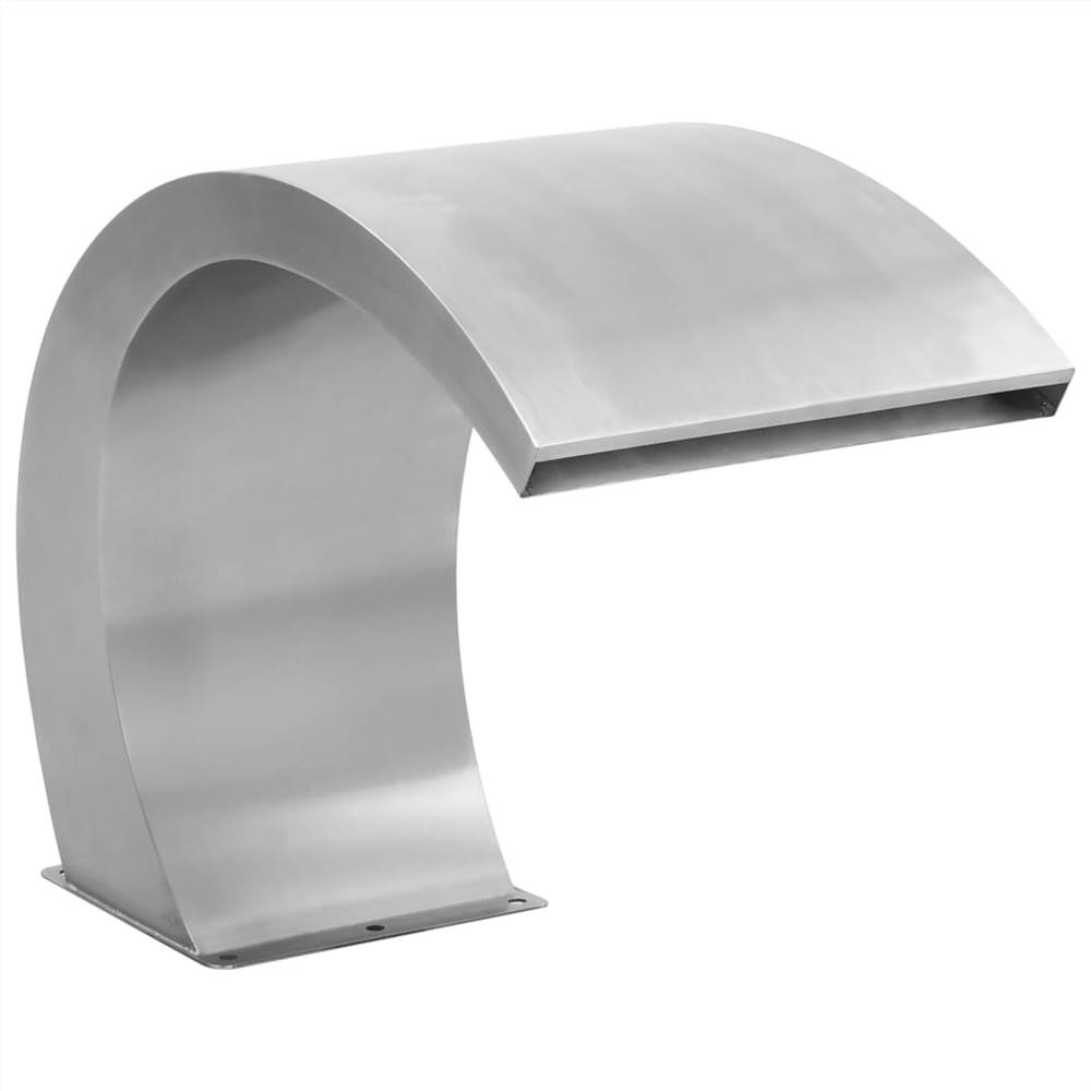 Pool Fountain with LEDs Stainless Steel 30x60x45 cm