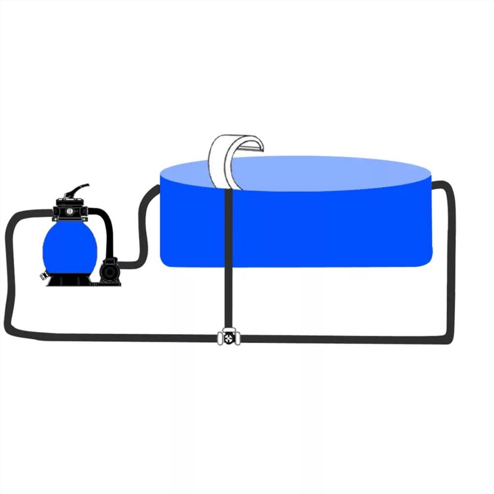 Pool Fountain with LEDs Stainless Steel 30x60x45 cm