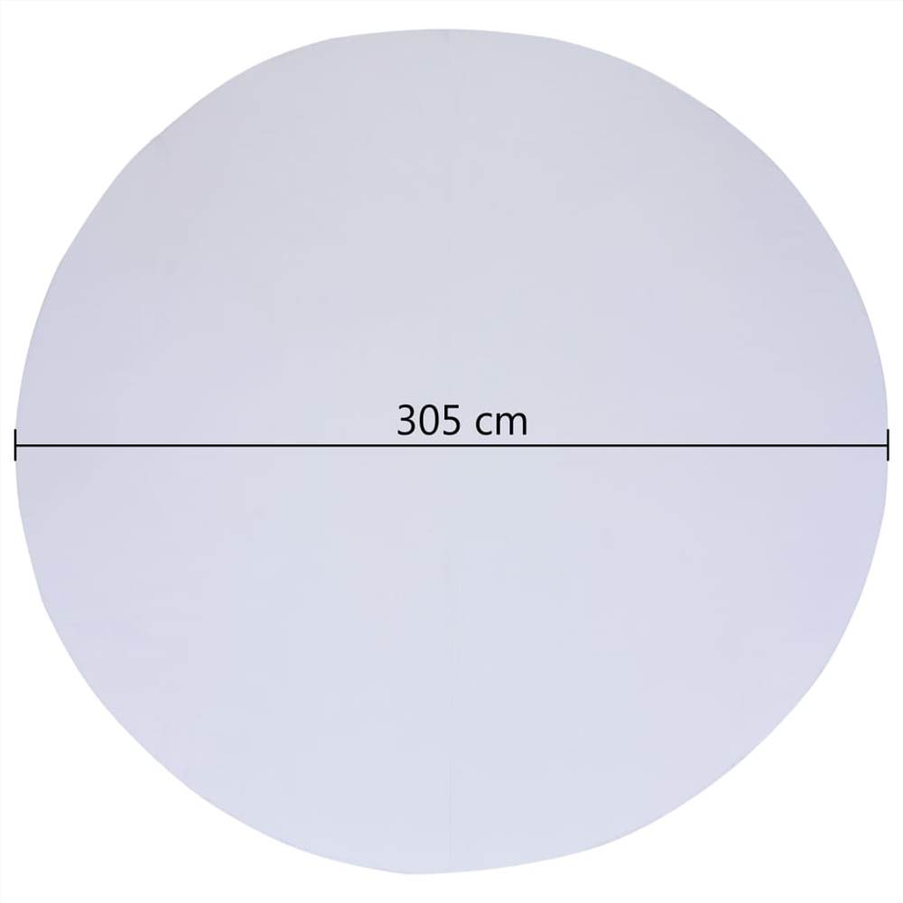 Pool Ground Cloth White 305 cm Geotextile