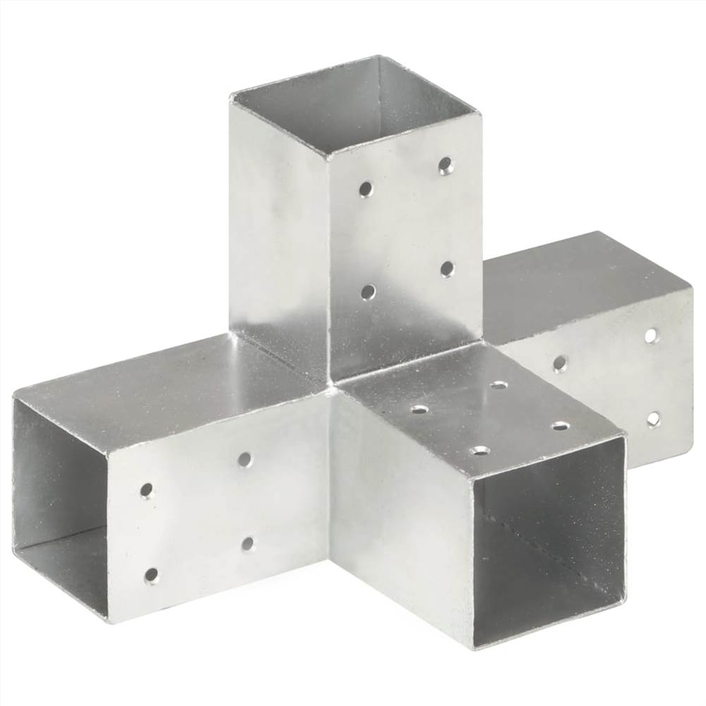 

Post Connector X Shape Galvanised Metal 71x71 mm