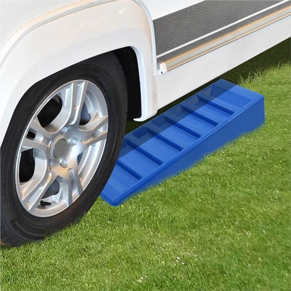 ProPlus 2-Piece Caravan Leveller Set 75mm Plastic Blue 16 ProPlus 2-Piece Caravan Leveller Set 75mm Plastic Blue