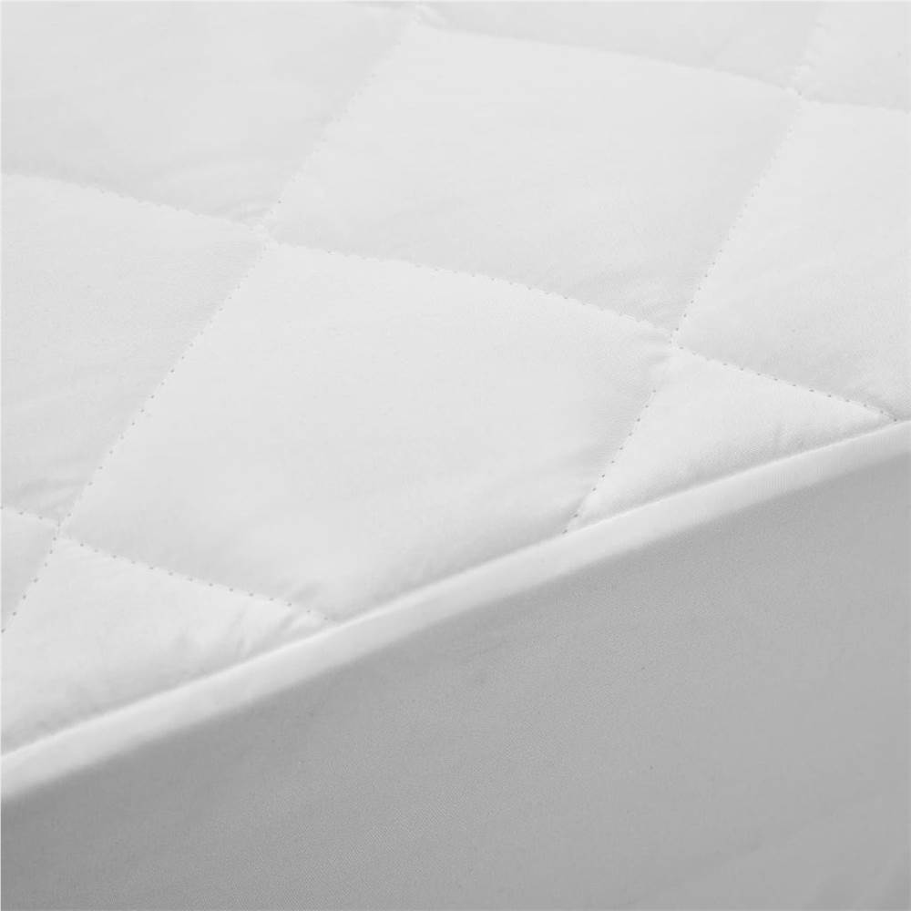 Quilted Mattress Protector White 70x140 cm Heavy