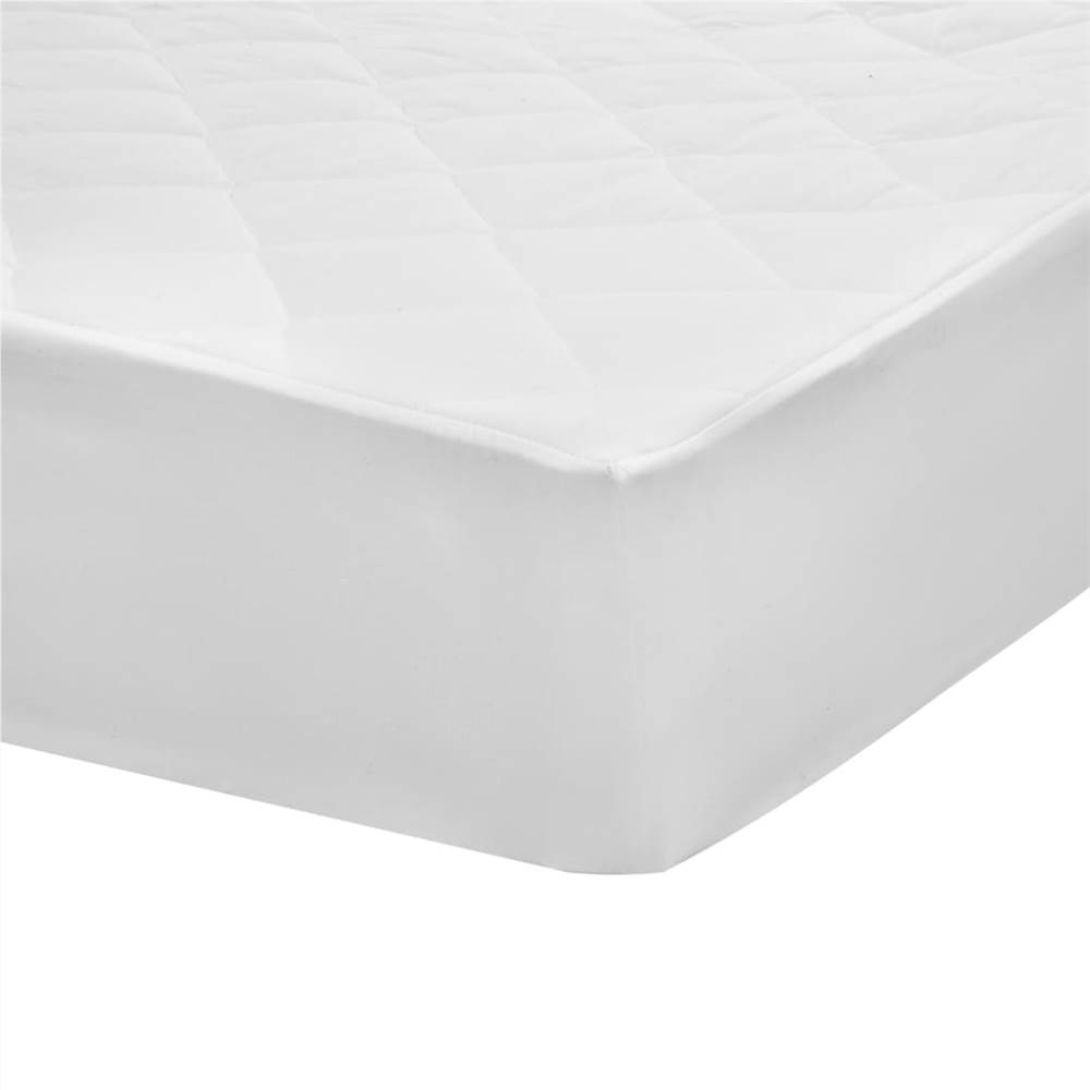 Quilted Mattress Protector White 70x140 cm Heavy