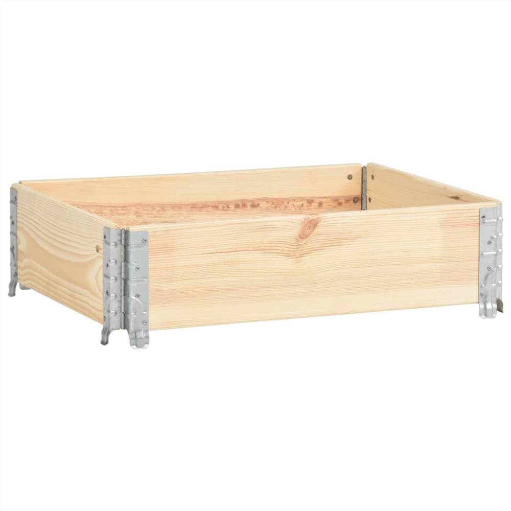

Raised Bed 60x80 cm Solid Pine Wood (310048)