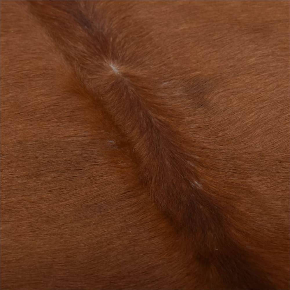 Real Cow Hide Rug 150x170 cm Brown